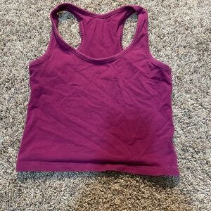 Purple tank